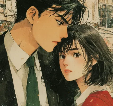 校园青春题材漫画作品封面